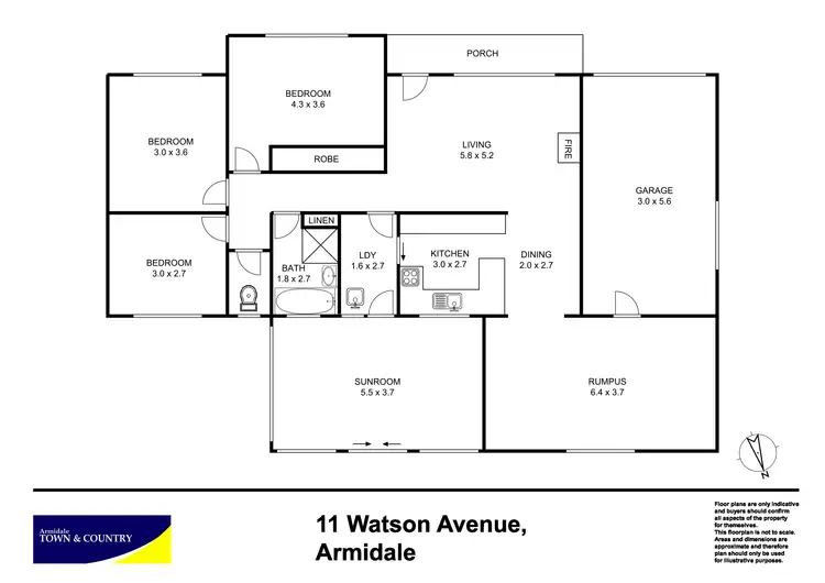 Floorplan of Homely house listing, 11 Watson Avenue, Armidale NSW 2350