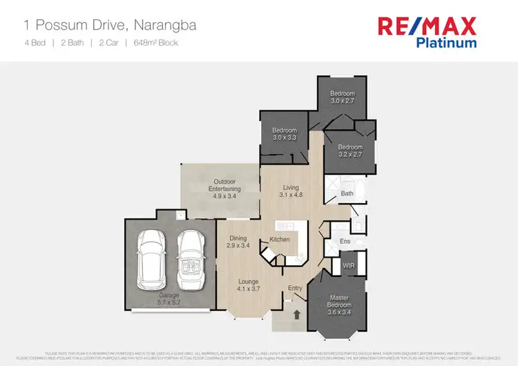 Floorplan of Homely house listing, 1 Possum Drive, Narangba QLD 4504
