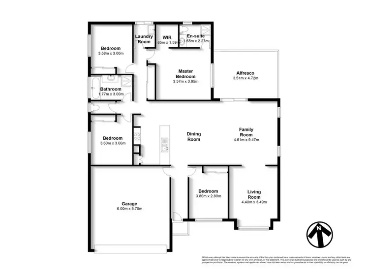 Floorplan of Homely house listing, 59 Water Fern Drive, Caboolture QLD 4510