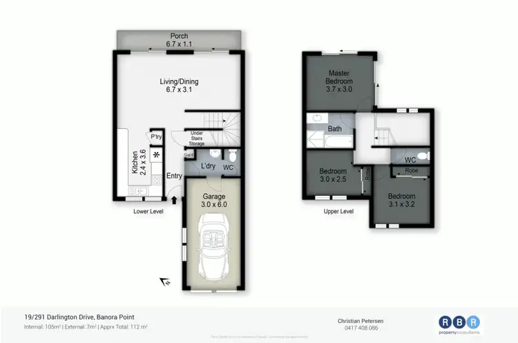 Floorplan of Homely townhouse listing, 19/291 Darlington Drive, Banora Point NSW 2486