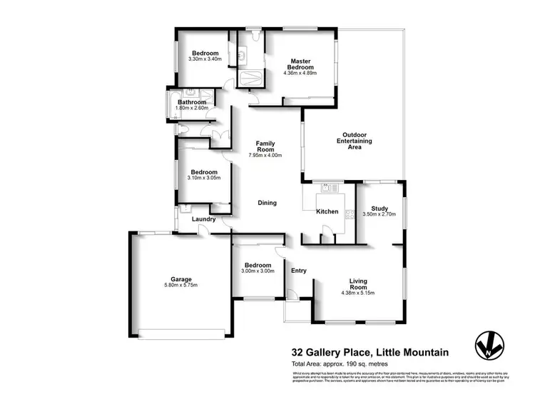 Floorplan of Homely house listing, 32 Gallery Place, Little Mountain QLD 4551