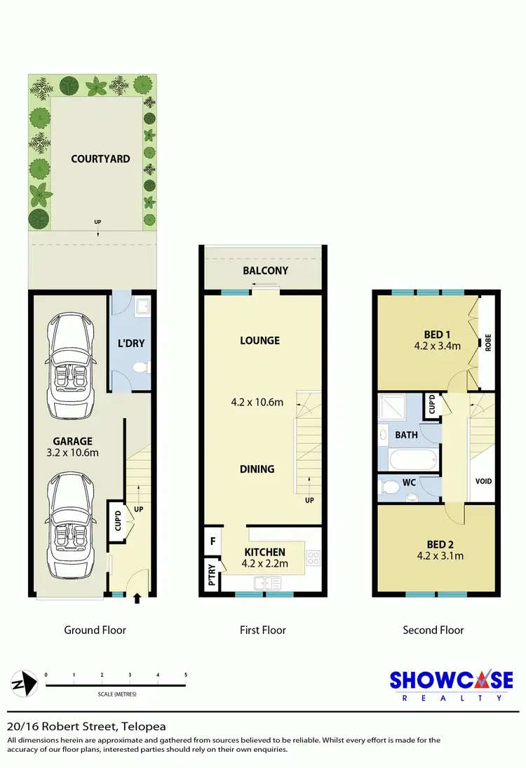 Floorplan of Homely townhouse listing, 20/16 Robert Street, Telopea NSW 2117