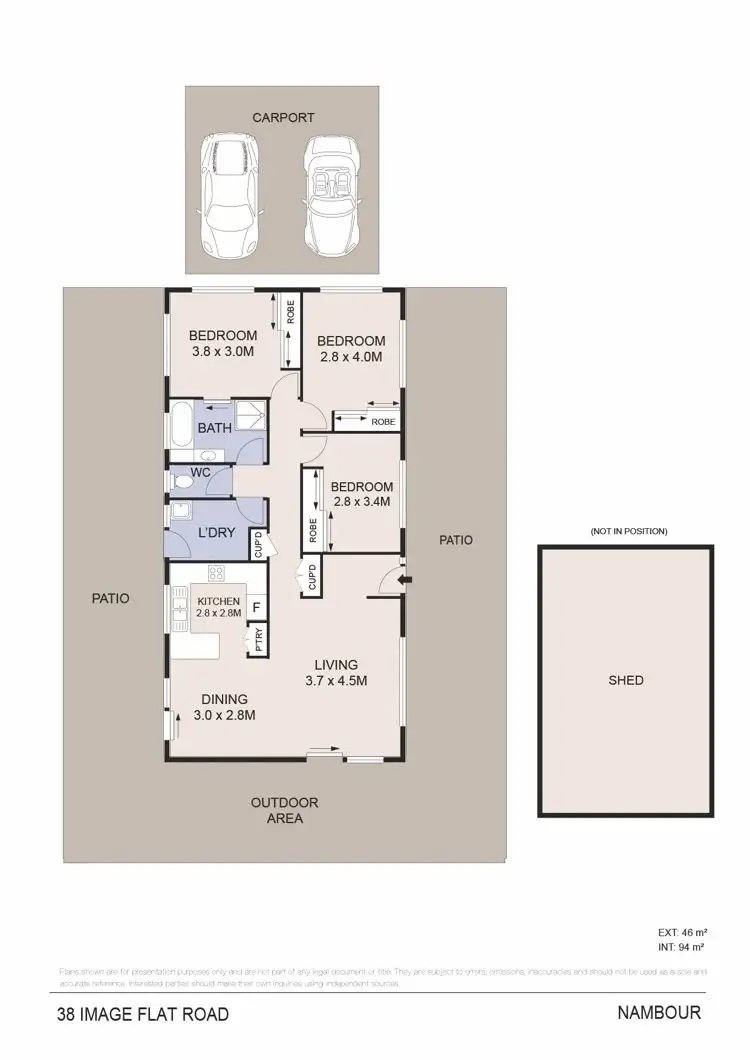 Floorplan of Homely house listing, 38 Image Flat Road, Nambour QLD 4560