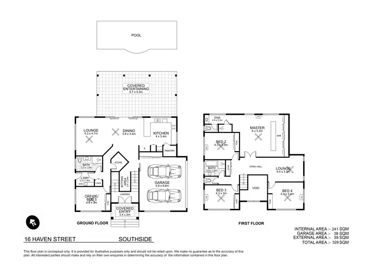 Floorplan of Homely house listing, 16 Haven Street, Southside QLD 4570