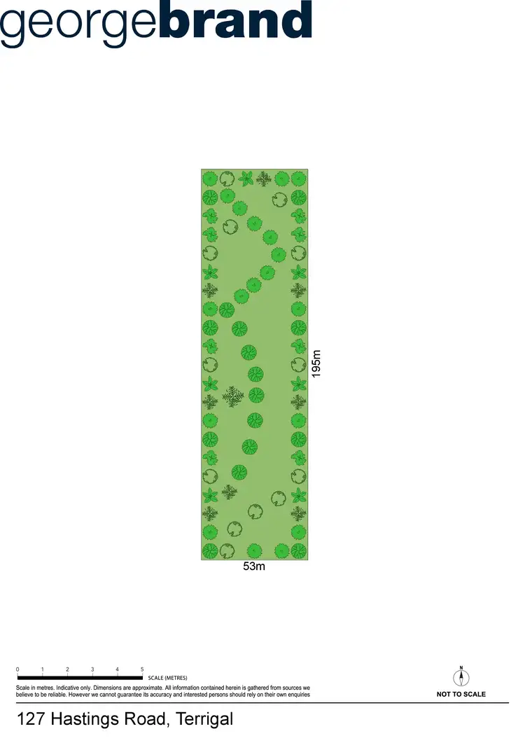 Floorplan of Homely land listing, 127 Hastings Road, Terrigal NSW 2260