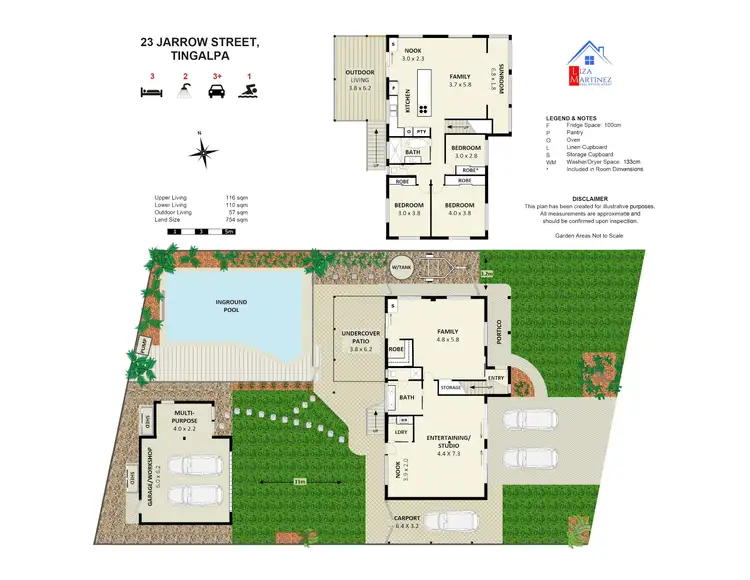 Floorplan of Homely house listing, 23 Jarrow Street, Tingalpa QLD 4173