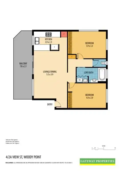 Floorplan of Homely house listing, 4/2a View Street, Woody Point QLD 4019