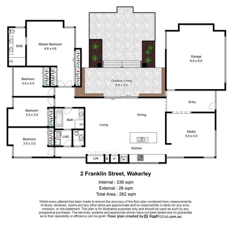 Floorplan of Homely house listing, 2 Franklin Street, Wakerley QLD 4154
