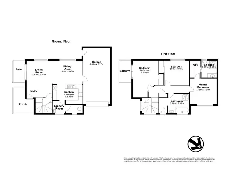 Floorplan of Homely townhouse listing, 1/27 Oatland Crescent, Holland Park West QLD 4121