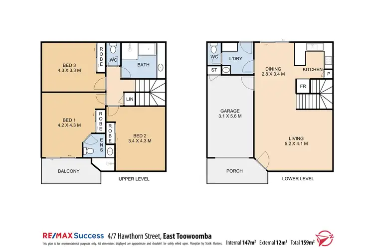 Floorplan of Homely unit listing, 4/7 Hawthorn Street, East Toowoomba QLD 4350