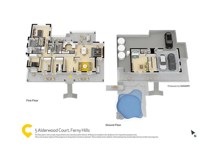 Floorplan of Homely house listing, 5 Alderwood Court, Ferny Hills QLD 4055