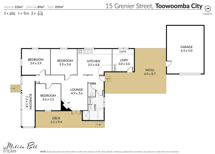 Floorplan of Homely house listing, 15 Grenier Street, Toowoomba City QLD 4350