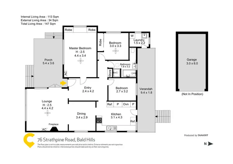 Floorplan of Homely house listing, 76 Strathpine Road, Bald Hills QLD 4036