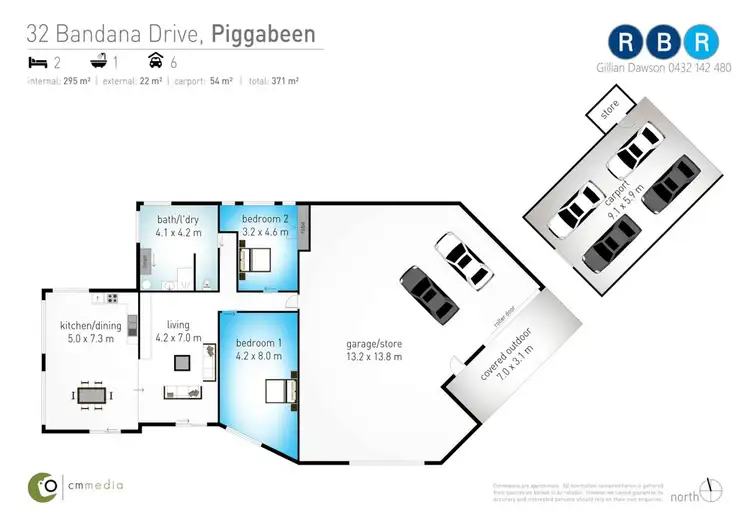Floorplan of Homely rural property listing, 32 Bandana Drive, Piggabeen NSW 2486