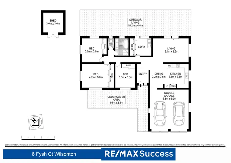 Floorplan of Homely house listing, 6 Fysh Court, Wilsonton QLD 4350