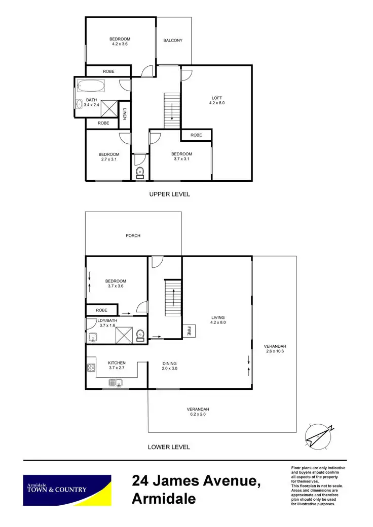 Floorplan of Homely house listing, 24 James Avenue, Armidale NSW 2350