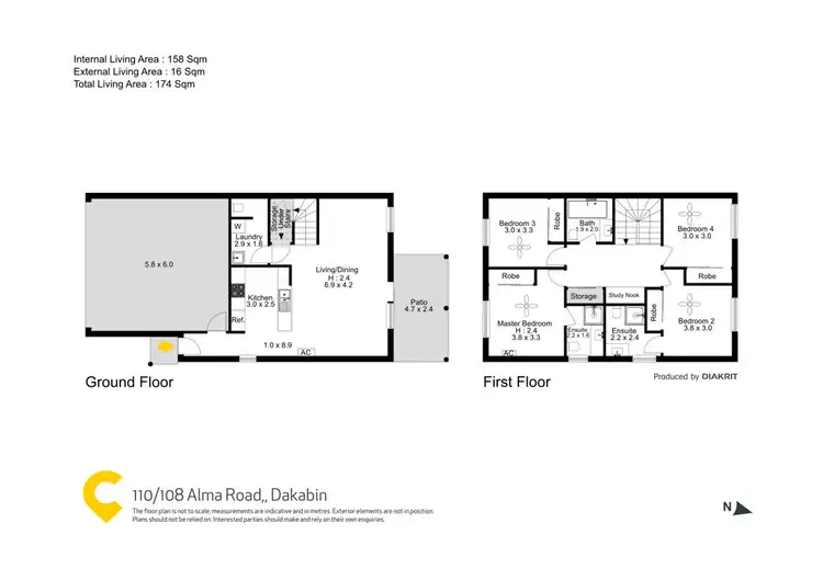 Floorplan of Homely townhouse listing, 110/108 Alma Road, Dakabin QLD 4503