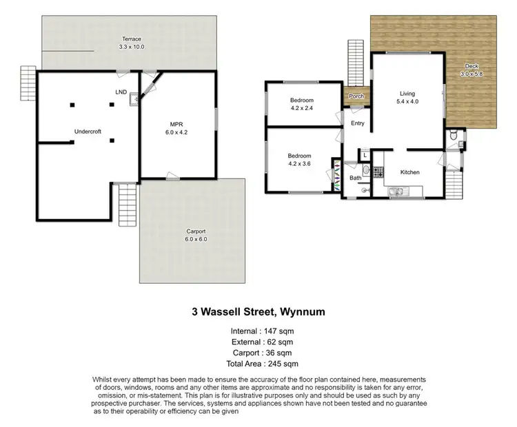 Floorplan of Homely house listing, 3 Wassell Street, Wynnum QLD 4178