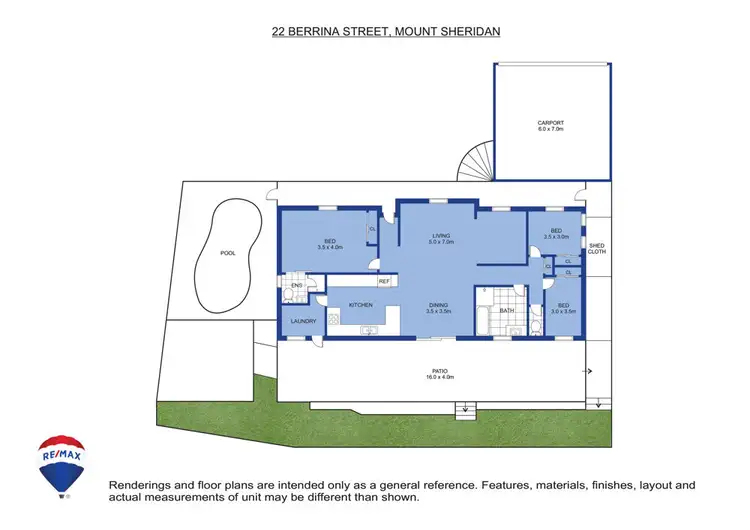 Floorplan of Homely house listing, 22 Berrima Street, Mount Sheridan QLD 4868