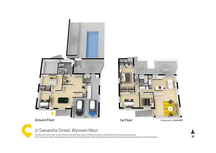 Floorplan of Homely house listing, 21 Samantha Street, Wynnum West QLD 4178