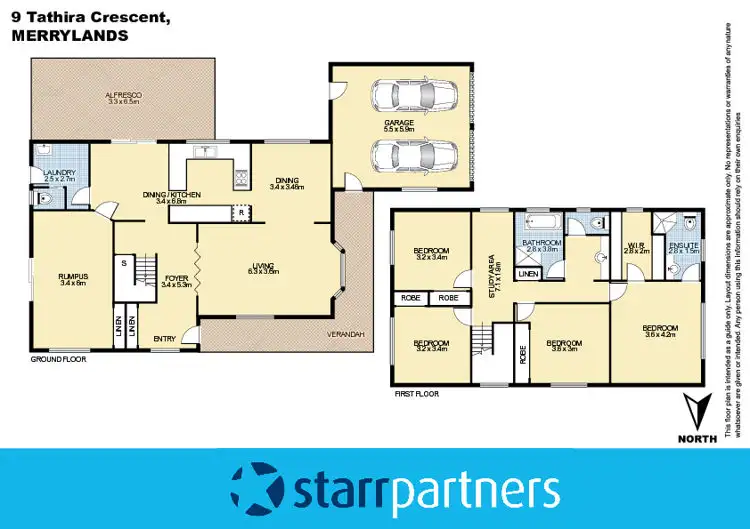 Floorplan of Homely house listing, 9 Tathira Crescent, Merrylands NSW 2160
