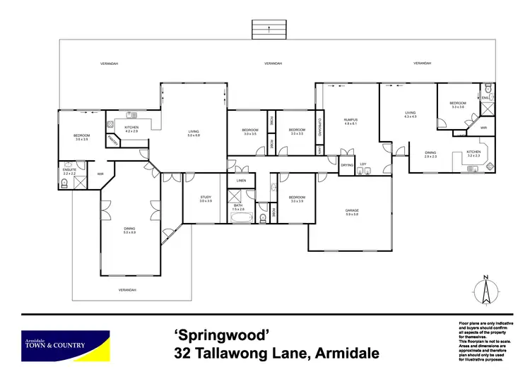 Floorplan of Homely house listing, 32 Tallawong lane, Armidale NSW 2350
