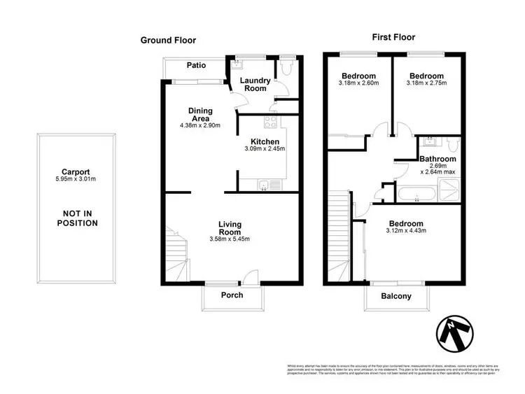 Floorplan of Homely townhouse listing, 57/26 Argonaut Street, Slacks Creek QLD 4127