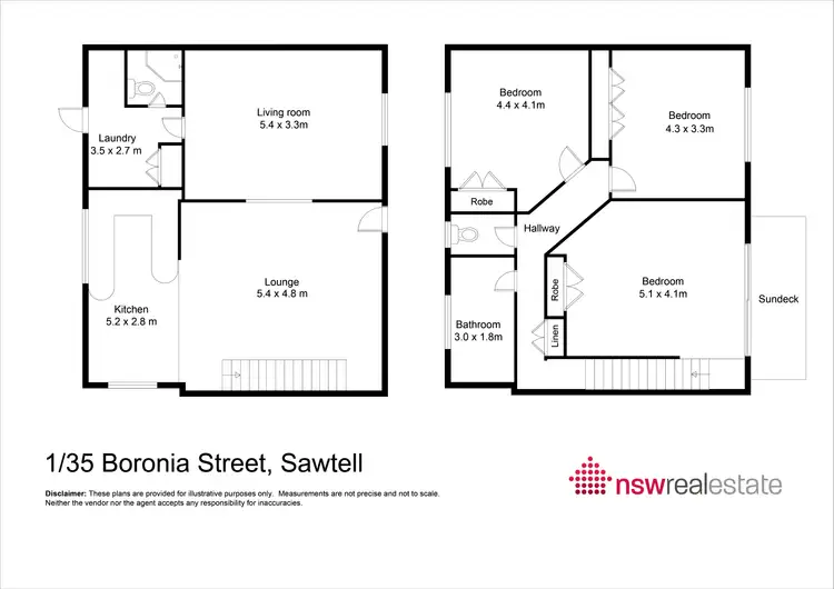 Floorplan of Homely townhouse listing, 1/35 Boronia Street, Sawtell NSW 2452
