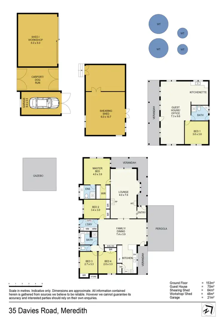 Floorplan of Homely rural property listing, 35 Davies Road, Meredith VIC 3333