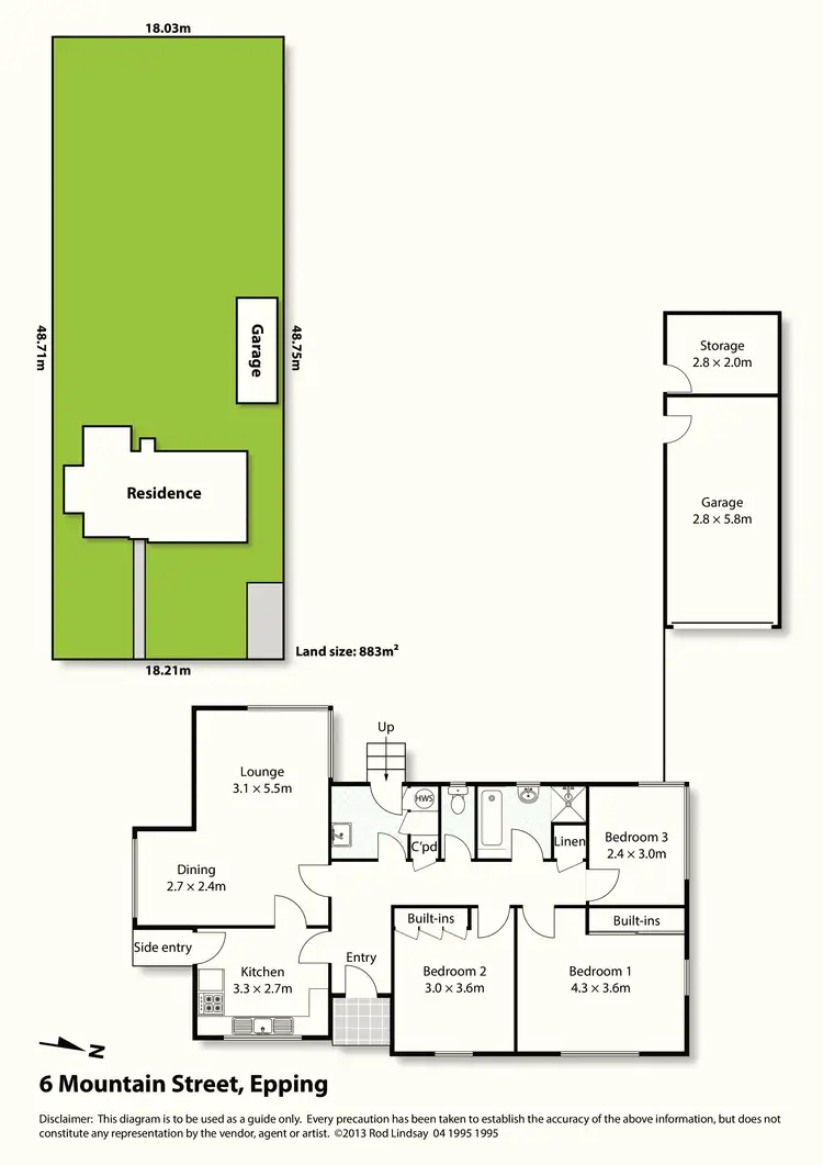 Floorplan of Homely house listing, 6 Mountain Street, Epping NSW 2121