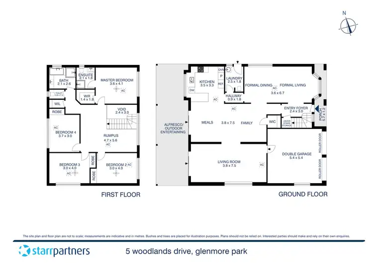 Floorplan of Homely house listing, 5 Woodlands Drive, Glenmore Park NSW 2745