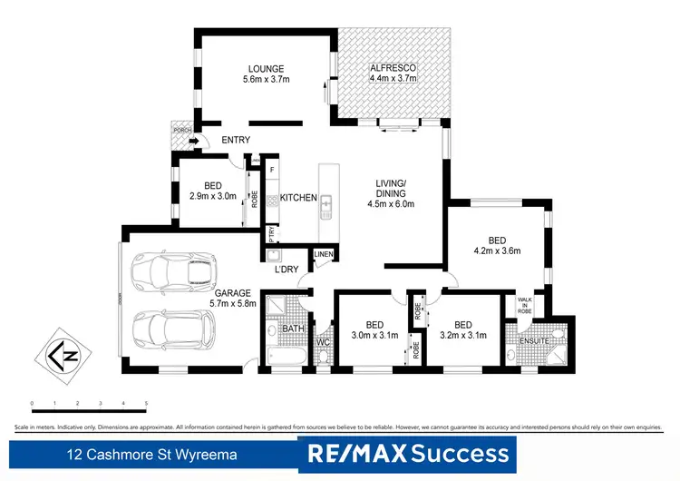 Floorplan of Homely house listing, 12 Cashmore Street, Wyreema QLD 4352