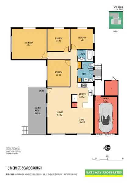 Floorplan of Homely house listing, 16 Mein Street, Scarborough QLD 4020