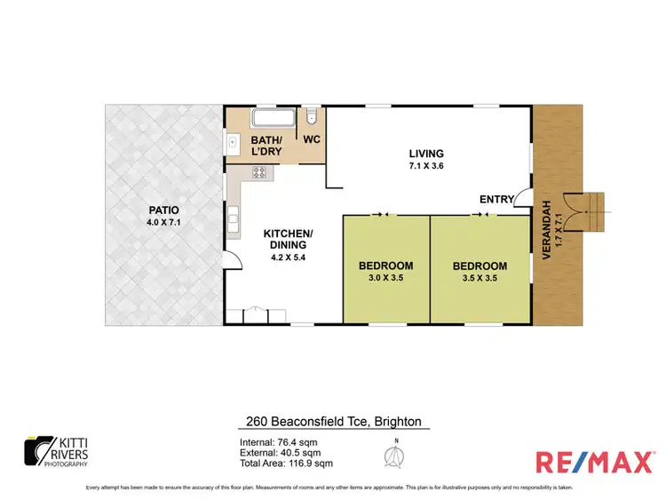 Floorplan of Homely house listing, 260 Beaconsfield Terrace, Brighton QLD 4017