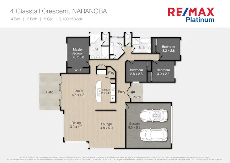 Floorplan of Homely house listing, 4 Glasstail Crescent, Narangba QLD 4504