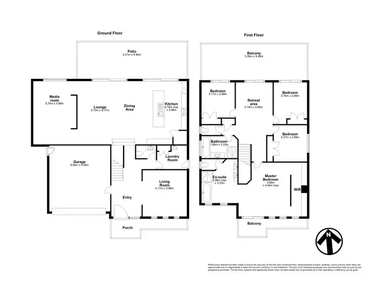 Floorplan of Homely house listing, 1 Riverine Drive, Springfield Lakes QLD 4300
