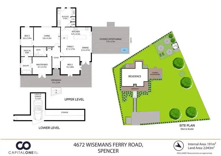 Floorplan of Homely house listing, 4672 Wisemans Ferry Road, Spencer NSW 2775