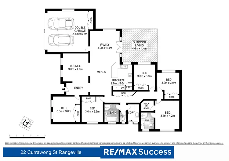 Floorplan of Homely house listing, 22 Currawong Street, Rangeville QLD 4350