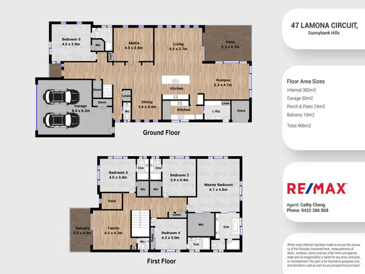 Floorplan of Homely house listing, 47 Lamona Circuit, Sunnybank Hills QLD 4109