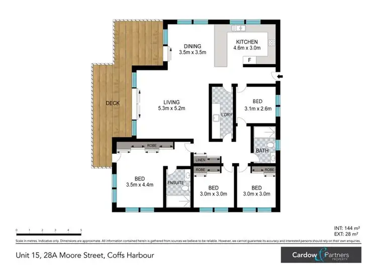 Floorplan of Homely apartment listing, 15/28A Moore Street, Coffs Harbour Jetty NSW 2450