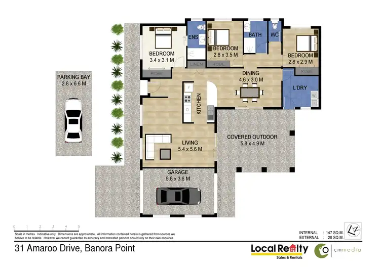 Floorplan of Homely house listing, 31 Amaroo Dr, Banora Point NSW 2486