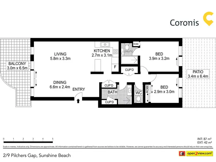 Floorplan of Homely apartment listing, 2/9 Pilchers Gap, Sunshine Beach QLD 4567