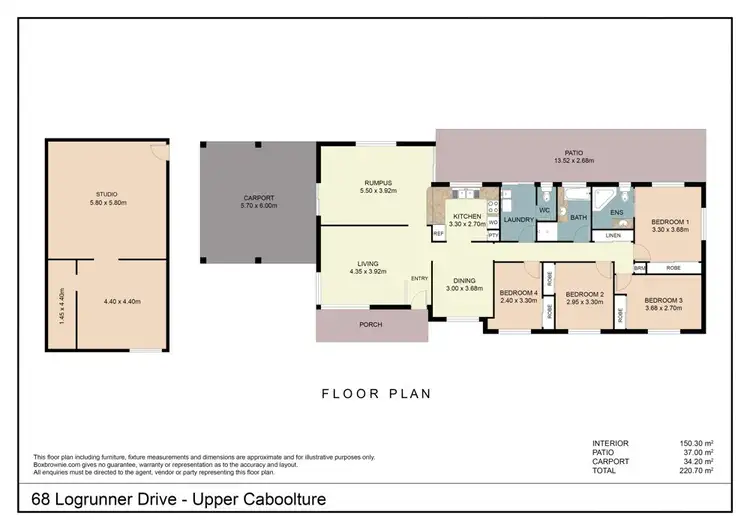 Floorplan of Homely rural property listing, 68-70 Logrunner Drive, Upper Caboolture QLD 4510