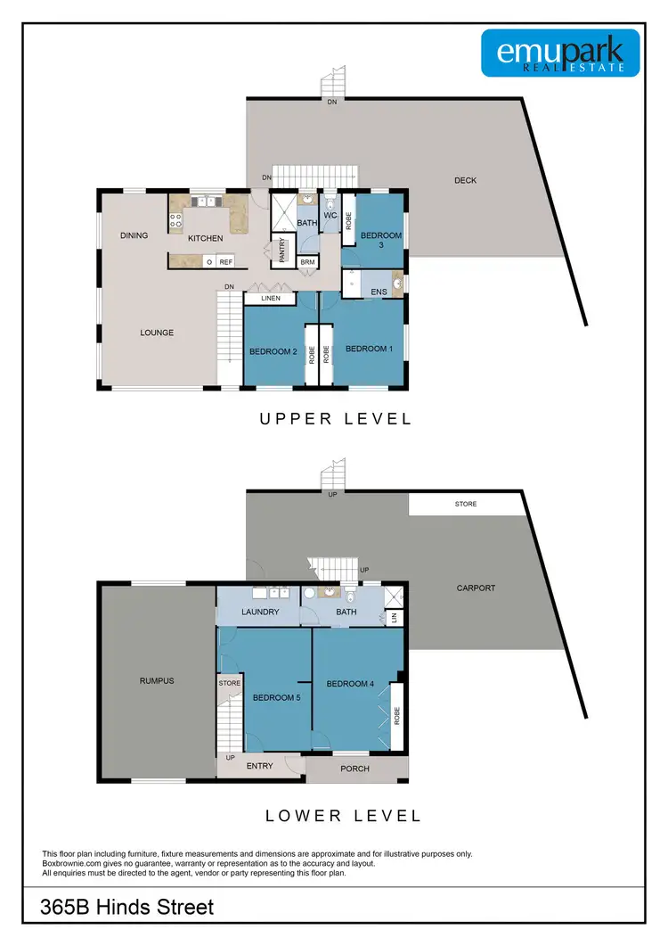 Floorplan of Homely house listing, 365B Hinds Street, Koongal QLD 4701
