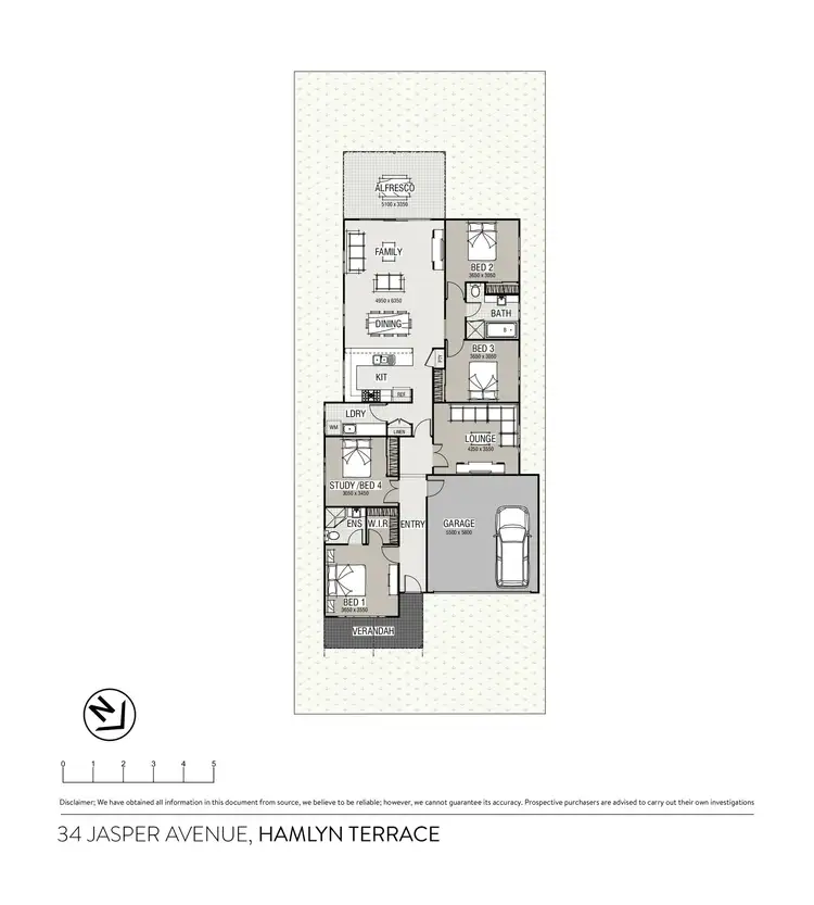 Floorplan of Homely house listing, 34 Jasper Avenue, Hamlyn Terrace NSW 2259