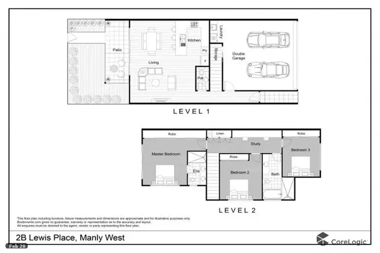 Floorplan of Homely house listing, 2B Lewis Place, Manly West QLD 4179
