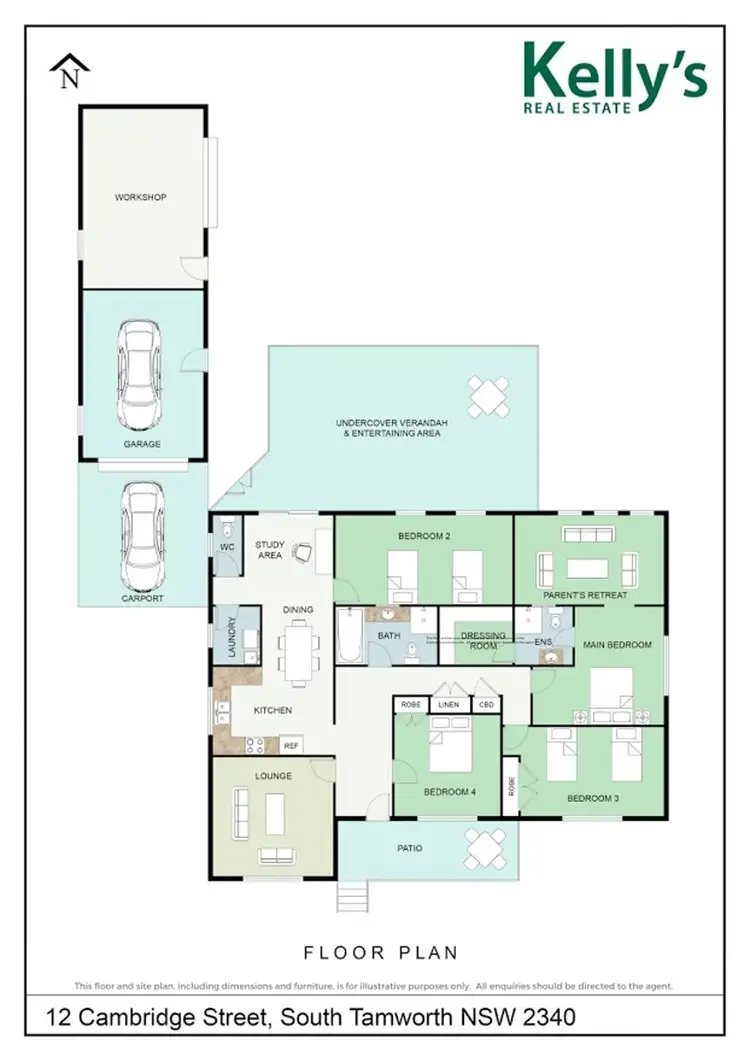 Floorplan of Homely house listing, 12 Cambridge Street, Tamworth NSW 2340