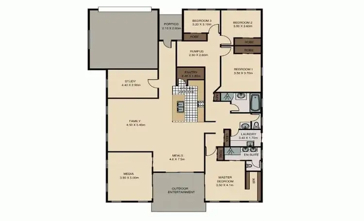 Floorplan of Homely house listing, 52 Kalimna Drive, Kleinton QLD 4352