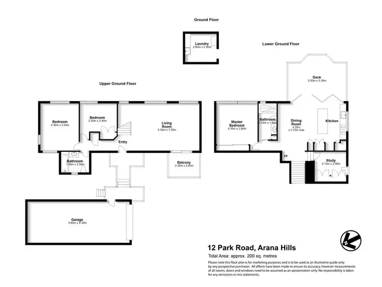 Floorplan of Homely house listing, 12 Park Road, Arana Hills QLD 4054