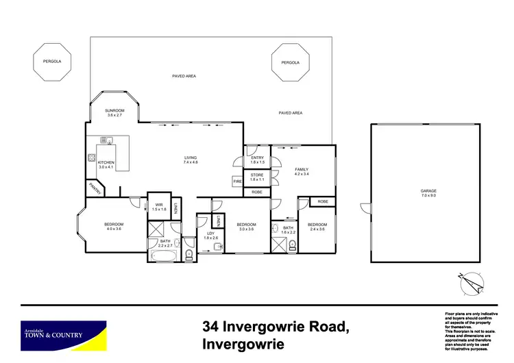 Floorplan of Homely house listing, 34 Invergowrie Road, Armidale NSW 2350